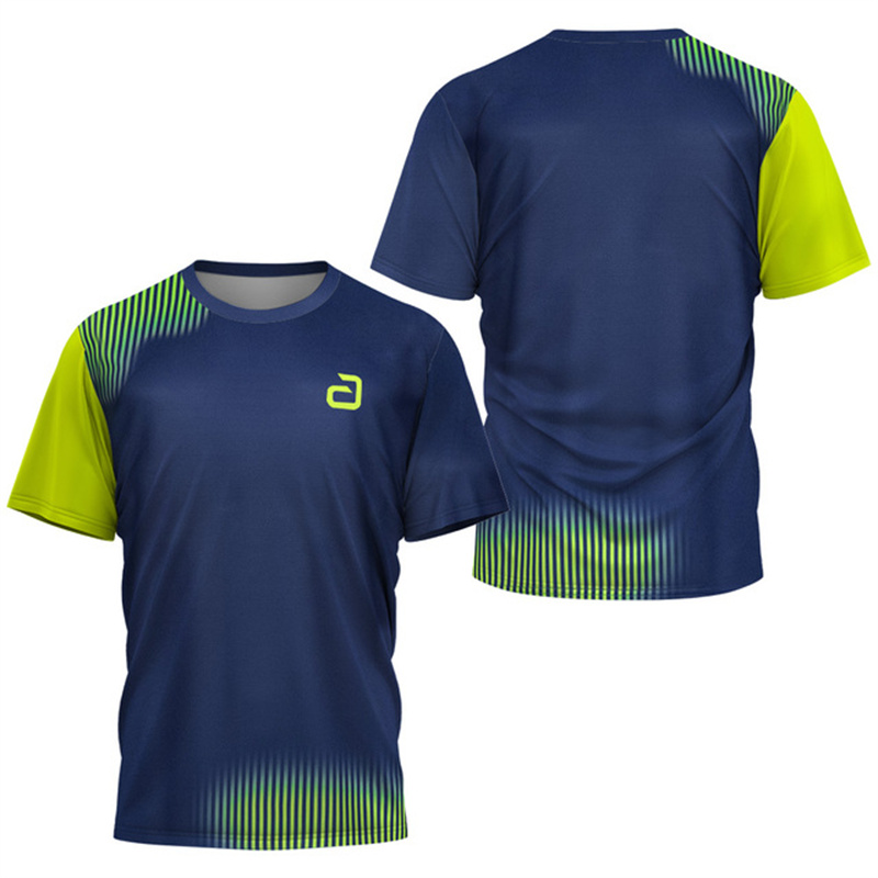 Badminton Emoji - Men Table Tennis T-Shirt Undercurrent Pattern