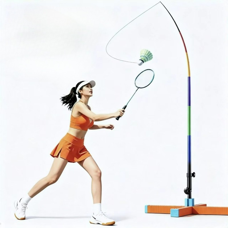 Badminton Raket - Single Badminton Automatic Rebound Trainer Children's
