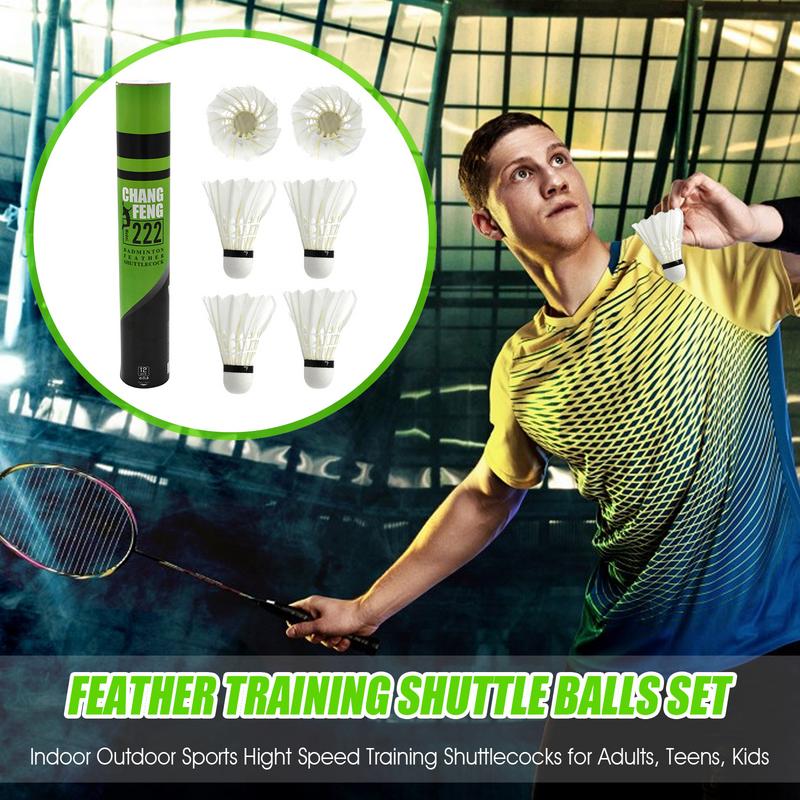 12Pc Badminton Shuttlecock Fea - đánh giá và giá Badminton Raket