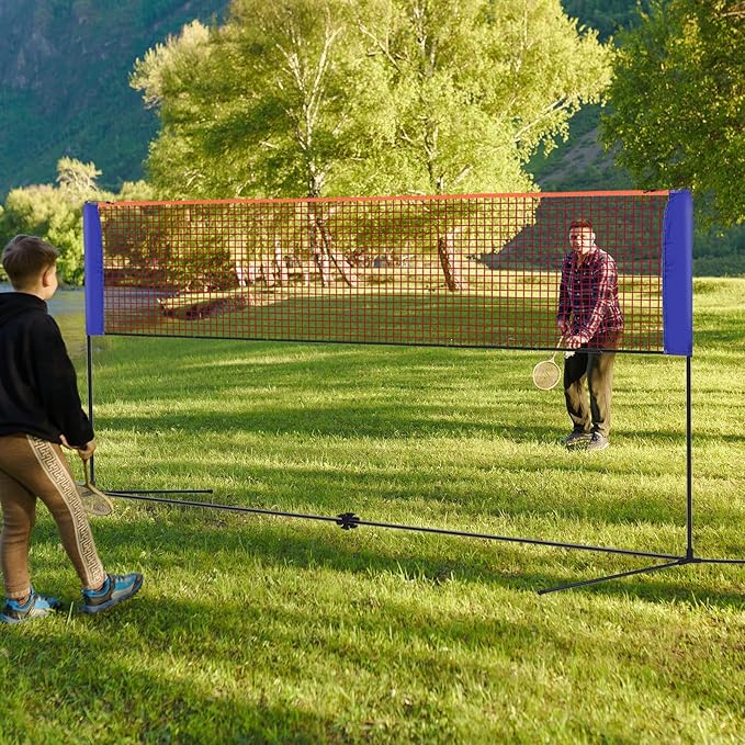 Portable Badminton Net Small S - đánh giá và giá Badminton Netting
