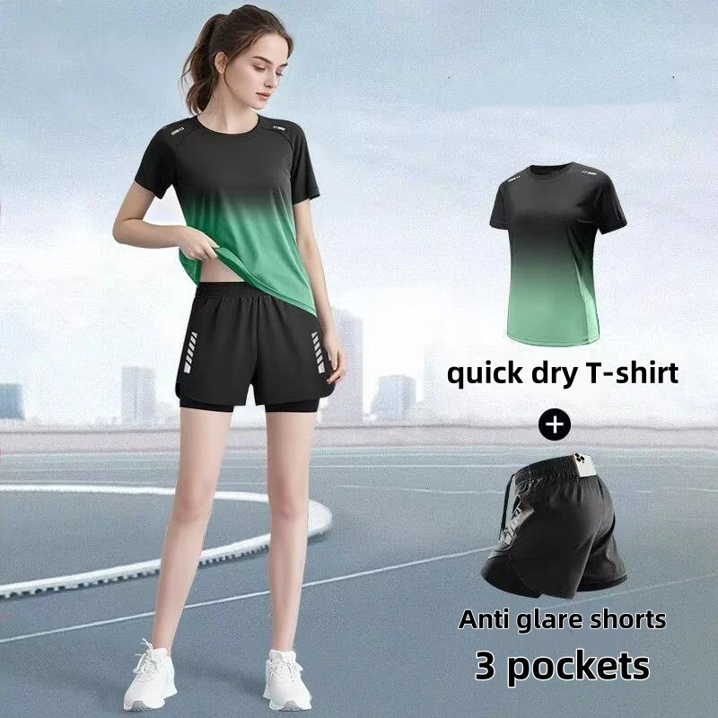 Women's sportswear set, runnin - đánh giá và giá Badminton Outfit