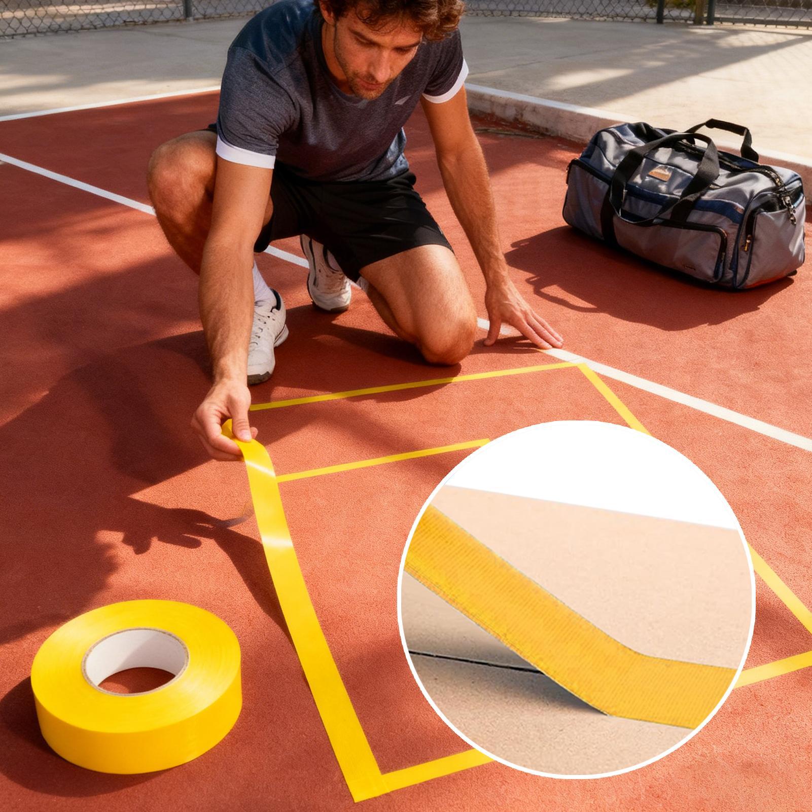 Pickleball Tape 0.16x164 Ft Fl - đánh giá và giá Badminton Court